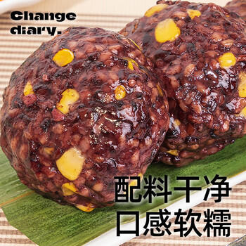 轻即低脂肪七色糙米饭团开袋即食0无糖精控粗杂粮代餐饱腹食品1500g /粮油调味 /方便食品 /速食预制主食 商品图3