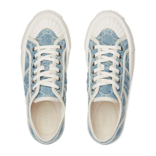 GUCCI 古驰 女士厚底休闲运动鞋 蓝色 831825 FAD7P 4642 商品图3