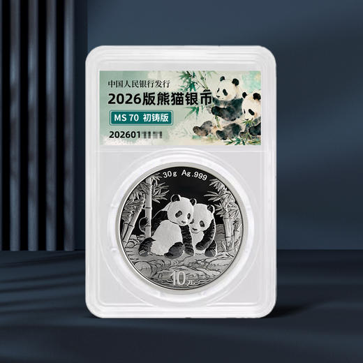 【熊猫币】2026年熊猫30克银币央行发行·999足银·绿盒装·首发版 商品图4
