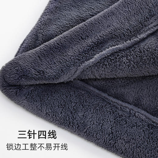 【软绵绵贵妃绒】自然醒「慵懒时光」男士纯色睡衣冬季珊瑚绒韩版连帽秋冬季可外穿家居服JLM 商品图8