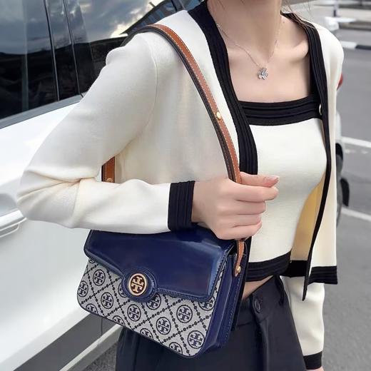 【明星同款】Tory Burch汤丽柏琦ROBINSON豆腐包斜挎包152306 -w 香港直邮+礼盒礼袋  清关约7个工作日 商品图3