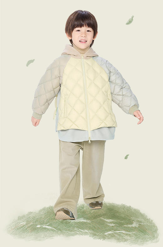 jnby   25年冬款  中长款羽绒服 1P0C12960 商品图0