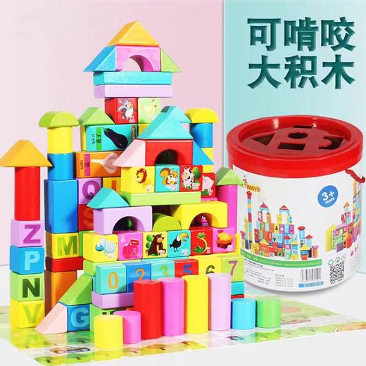 桶装积木100粒 商品图0