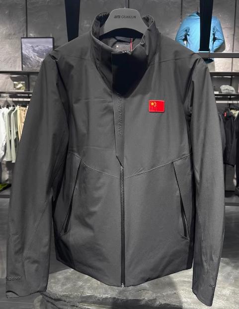 安踏冠军全天候系列男装冬防泼水梭织轻薄羽绒保暖外套152440610 商品图1