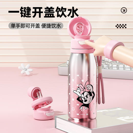 迪士尼儿童保温水杯316不锈钢壶带吸管2025新款 商品图7