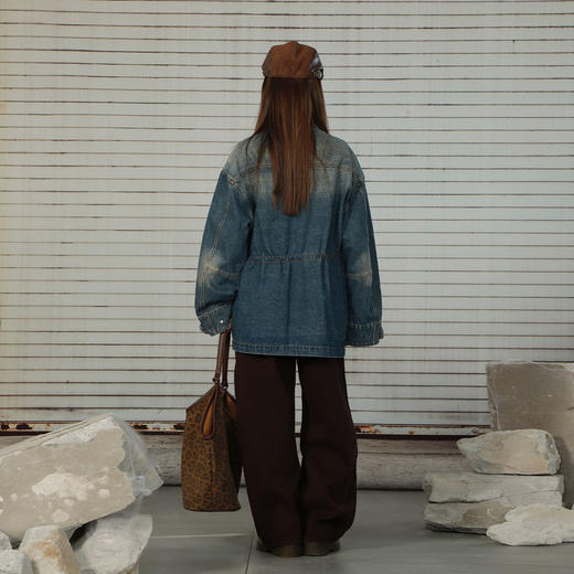 休闲宽松复古质感牛仔外套-纪念日百货门店同款166593977 商品图2