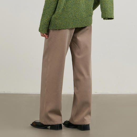 NEELLY纳俪商场同款冬新款浅色直筒牛仔裤女小个子百搭显瘦阔腿裤N25114H04571 商品图1