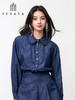 3楼FEXATA服饰(新百)    复古荷叶边装饰牛仔上衣 商品缩略图3