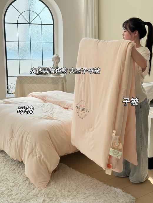 秋冬大豆子母被 柔软保暖四季可用被芯 商品图12