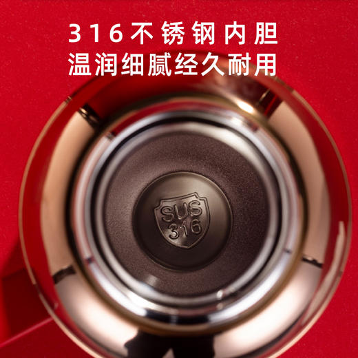 茗元素 金银时代 系列580ml小胖墩焖茶壶一人壶316不锈钢 商品图4