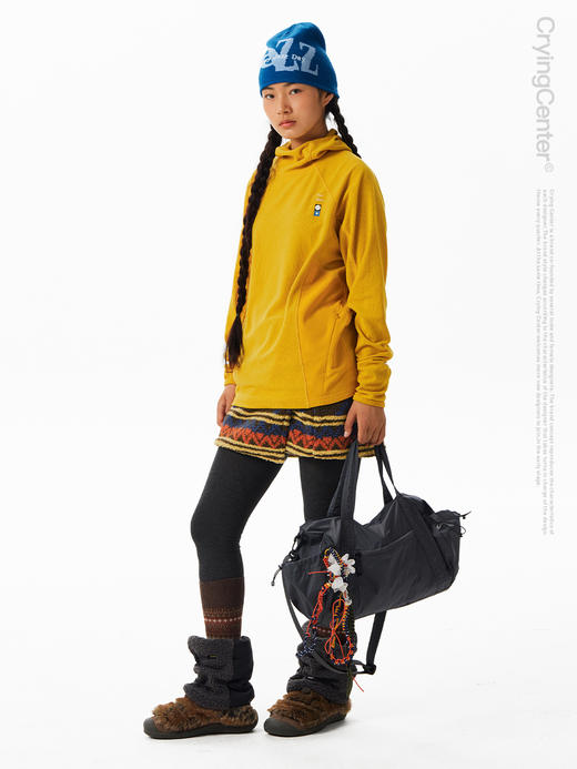 CryingCenter 摇粒绒一片式修身短款包臀围裙 哭喊中心 商品图2