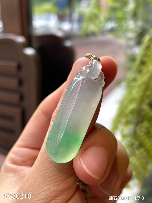 高冰种飘翠福瓜素件  79999【5280210】 商品图5