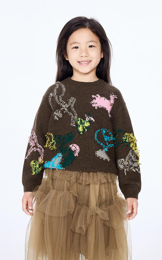 jnby  25年冬款  长袖套头毛衫  1P0310220 商品图4