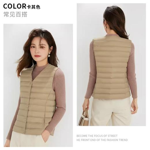 【羽绒马甲】优质羽绒 时尚轻薄 内搭外穿 多色可选 商品图8