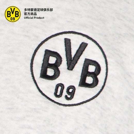 【官方正版】多特蒙德足球俱乐部｜米白色连帽卫衣秋冬简约百搭帽衫 商品图4