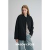 MAISON CECILE 秋冬复古设计感菱格绗缝轻便保暖廓形棉服外套 商品缩略图3