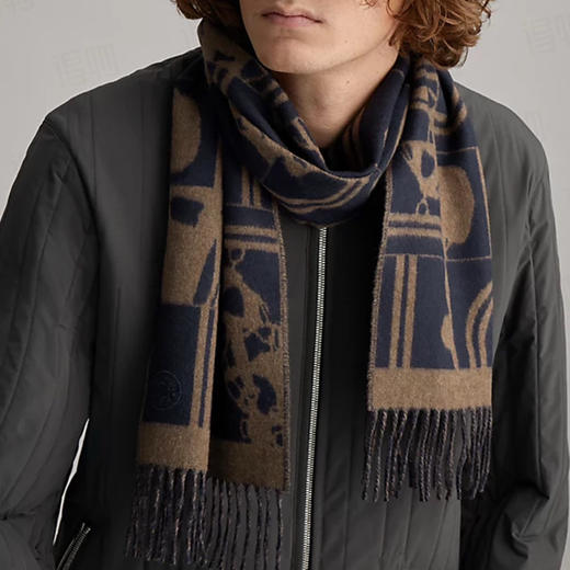 双面提花刺绣小围巾 商品图1