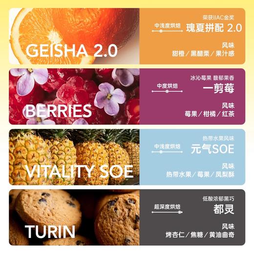 【IIAC金奖】明谦瑰夏拼配2.0元气一剪莓美式现磨意式黑咖啡奶咖拿铁 商品图2