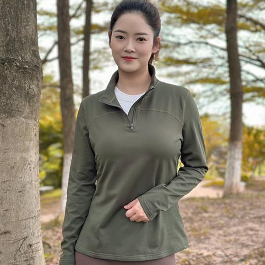 壁虎瑜伽【2510SY437】秋冬加绒立领卫衣【5天发货】 商品图2
