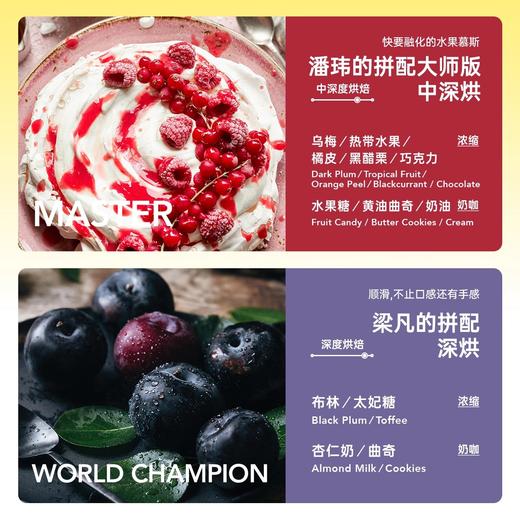 【冠军组合】明谦冠军组合梁凡的拼配意式咖啡豆美式咖啡黑咖啡 商品图3