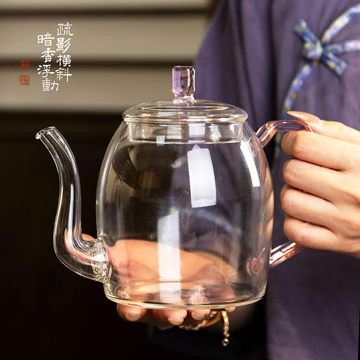 暗香疏影/秦权壶高硼硅耐高温煮茶器办公室大容量烧水壶 商品图6