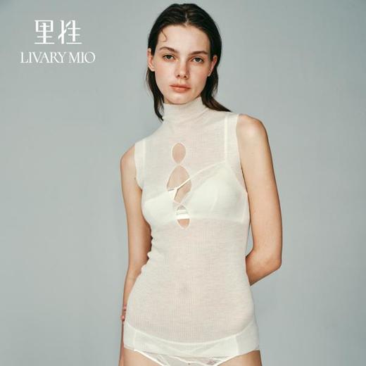 里性 LIVARY MIO 心染 纯手工植物拓染内衣真丝三角杯不对称文胸 商品图4