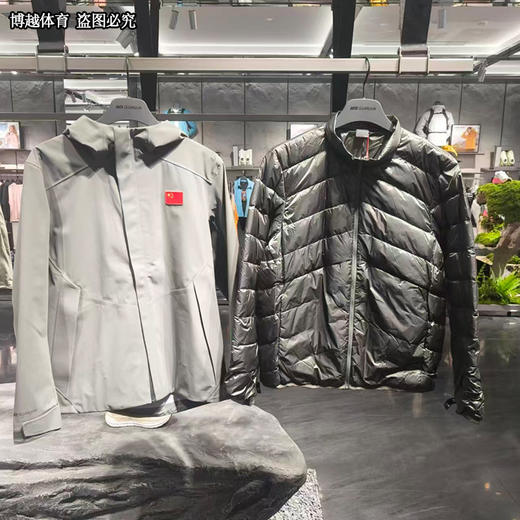 安踏冠军全天候男装25春季新款智能温控鸭绒连帽两件套152510715 商品图3