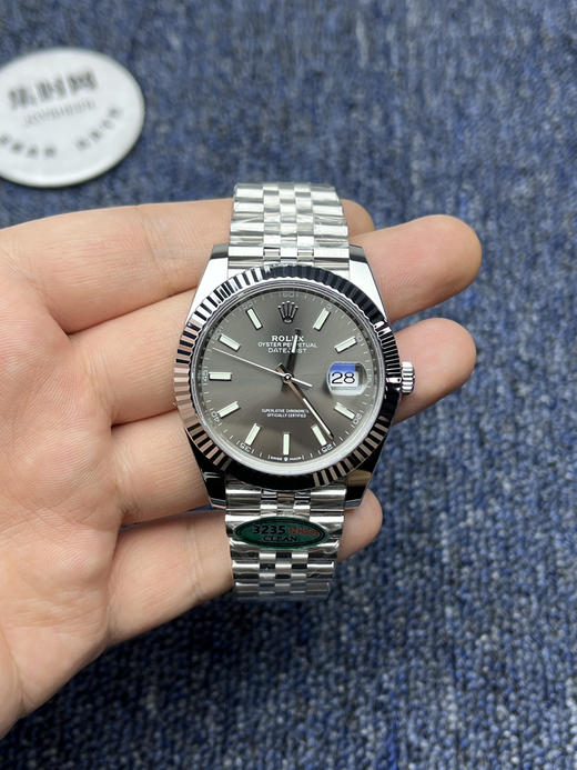 劳力士 分C日志型41mm 水泥灰 3235机 五珠链 904L钢 男士腕表 商品图1