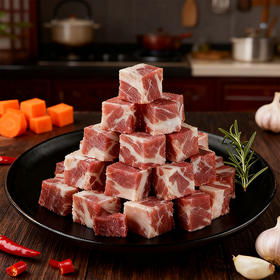 【肉质鲜嫩】西陇鲜 巴西进口牛腩块 1kg/袋 整块原切