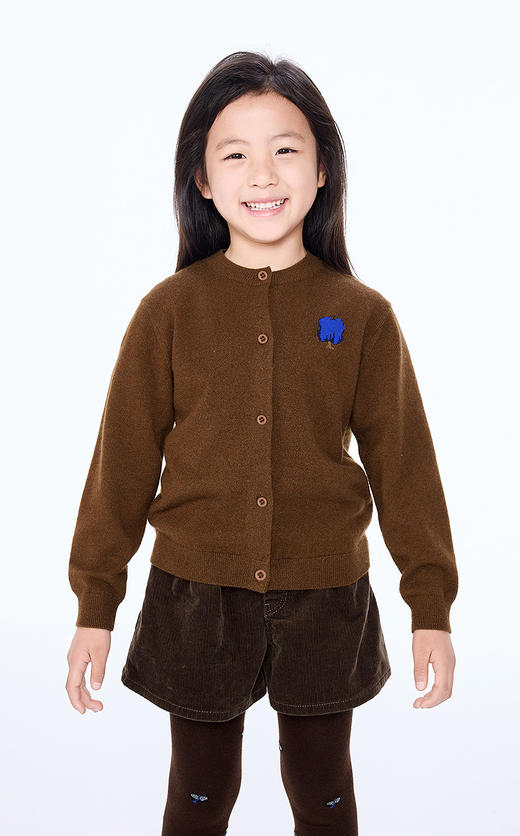 jnby   25年冬款   短款开襟羊绒衫  1P0311080 商品图3