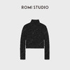 ROMI STUDIO100%雪尼尔纱线绒面绞花编织高领套头毛衫 RWCASZ3775 商品缩略图5