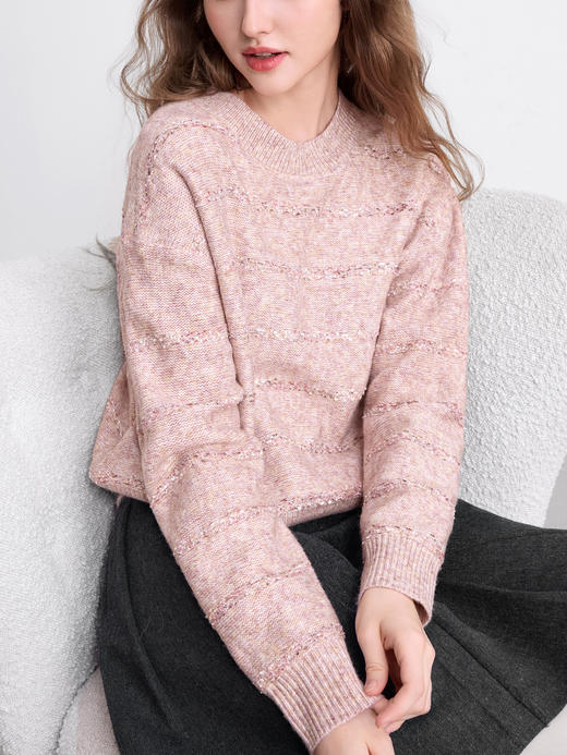 【百图lulu定制】【香风针织衫】软糯细腻 香风编织 套头毛衣 商品图1