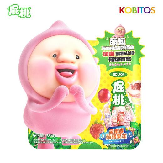 zuo一下屁桃全家享蒟蒻果冻大礼包576g/袋 商品图1