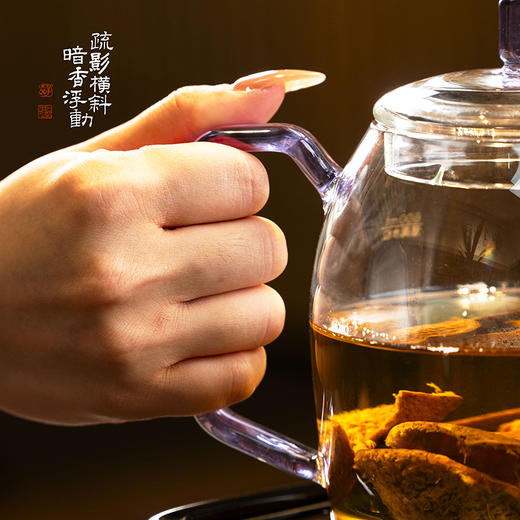暗香疏影/秦权壶高硼硅耐高温煮茶器办公室大容量烧水壶 商品图7