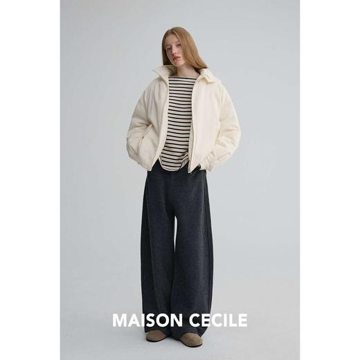MAISON CECILE 90白鹅绒保暖舒适轻便型廓形夹克羽绒服外套 商品图3