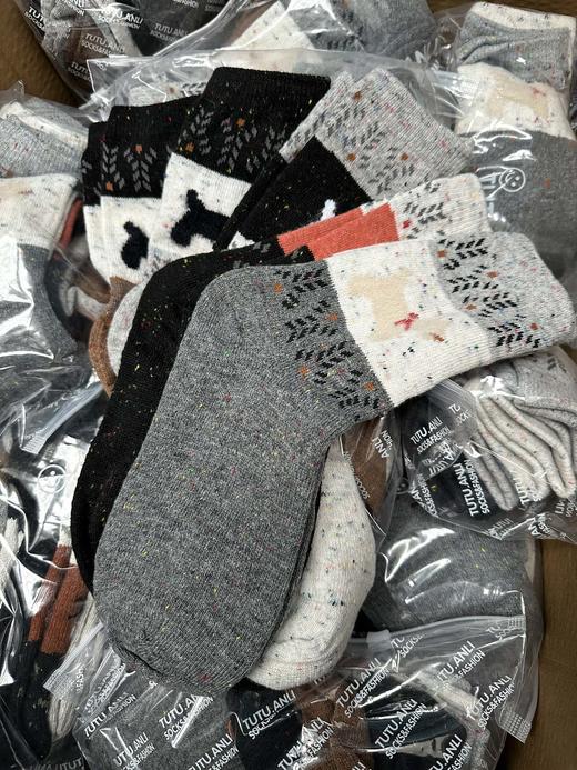 秋冬搭配❗️费尔岛围脖小狗袜 商品图8