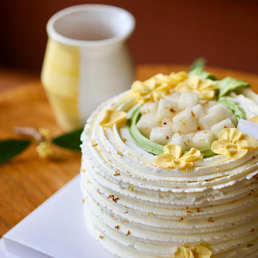 日本柚子桂花秋月梨蛋糕 商品图0