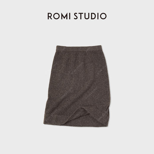 ROMI STUDIO“简约优雅”高支羊毛混纺细腻软糯半身裙 RWCAX66447 商品图1