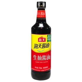 海天生抽酱油750ml