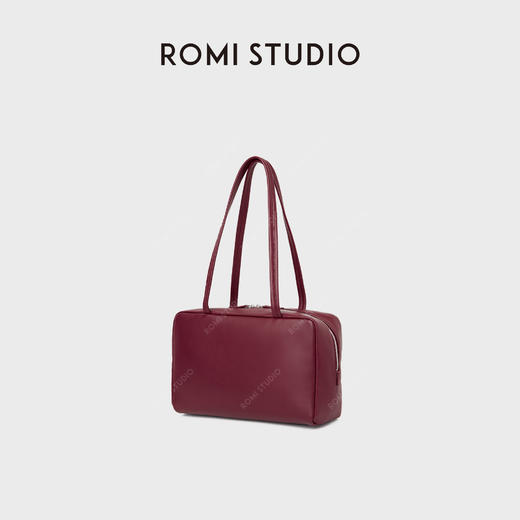 ROMI STUDIO 首饰袋 “长期主义”绵羊皮方形腋下单肩包RWCLP36666 商品图1