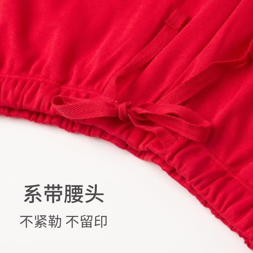 【鸿运棉莫 红红火火】SCHIESSER德国舒雅棉莫代尔中国红女士家居服套装，专为喜庆的日子而生31/25976H 商品图6