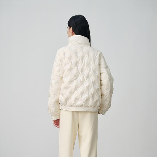 NEELLY纳俪商场同款冬新款轻盈无负担短款羽绒服女显白舒适外套N25104L06601 商品图1