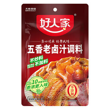 好人家五香味老卤汁调料120g【0添加防腐剂】卤肉鸭脖鸡爪方便调味品 /粮油调味 /调味品 /复合调味汁 商品图2
