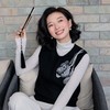 西子/识花美利奴羊毛时尚郁金香芝麻底提花背心马甲/MSTJ0658 商品缩略图1