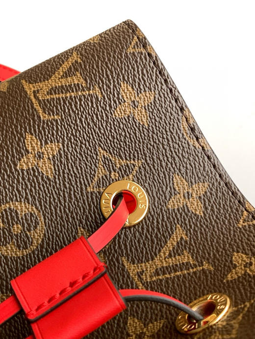 秋冬特惠💰1350 渠道级LV【全钢五金 MB163c01变码芯片】te级LV 全套包装 M44022老花粉 M44887焦糖色 M44021老花红 M44020老花红 本款 NéoNoé 水桶包 商品图4