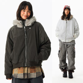 CryingCenter 毛领巴恩风ma1飞行夹克棉服 男女款 哭喊中心