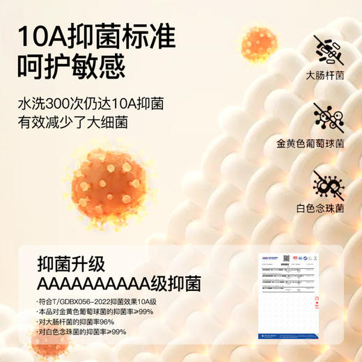 云绒暖域 女士打底套装(VIP)【10A抑菌 云感亲肤】秋冬磨毛圆领打底保暖内衣套装 商品图3