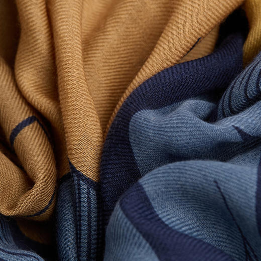 订购6周到｜Inoui Editions-100 CAVALE-马 海军蓝色 围巾［法国设计师］ 商品图7