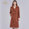 【牦牛绒】乔万尼羊绒大衣冬新款加厚中长收腰设计毛呢外套EF4A236 商品缩略图1