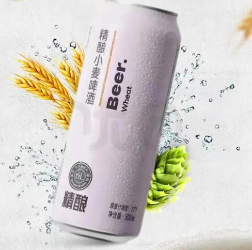 胖东来DL 12°P精酿小麦啤酒 500ml/听 商品图0